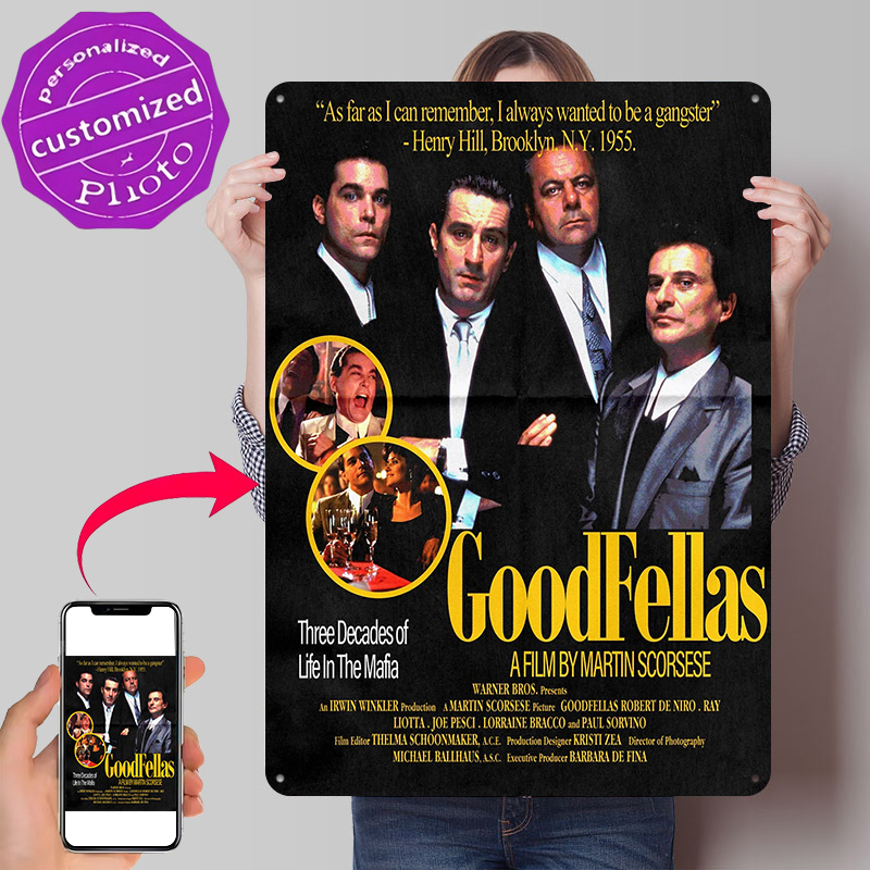Gaming Accessories Men - GoodFellas Movie Personalized 3D Textured Metal