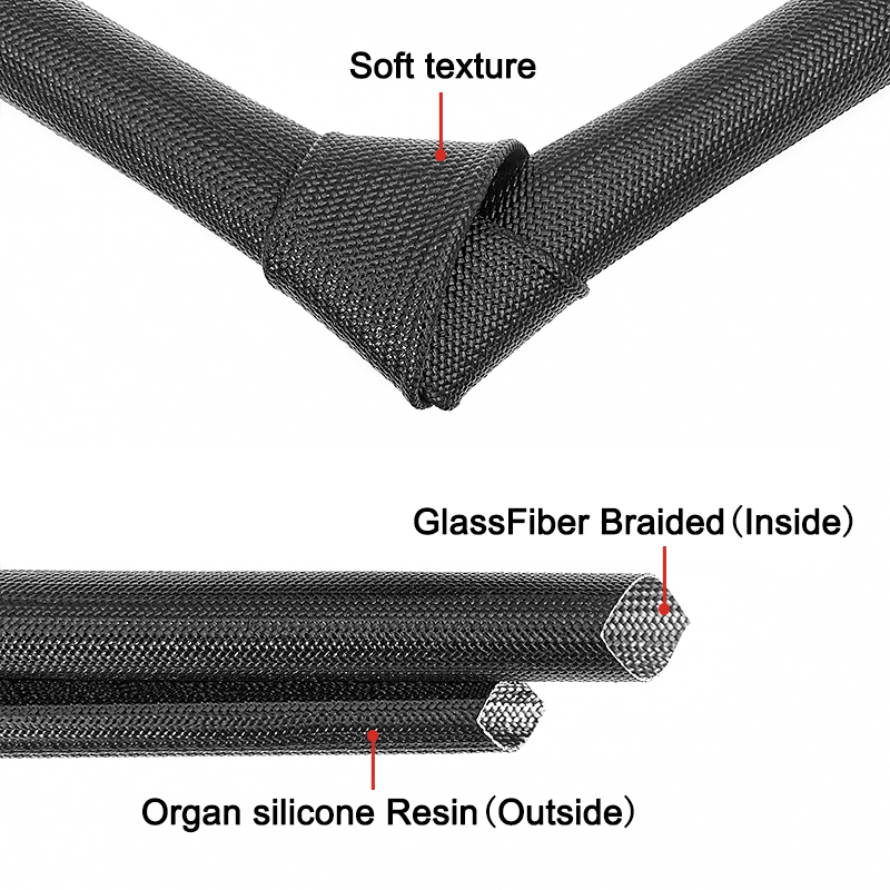 Silicone Coated Fiberglass Bra - Cable Sleeve Braided review and price