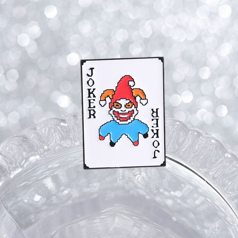 Poker Joker Enamel Pins Pixel  - Joker Gaming Accessories review and price