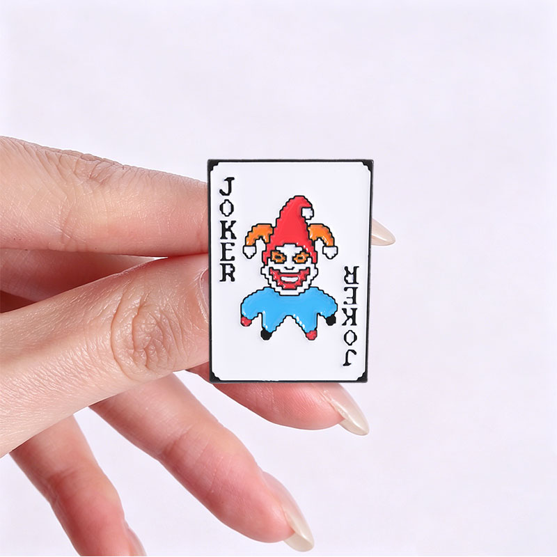 Poker Joker Enamel Pins Pixel  - Joker Gaming Accessories review and price