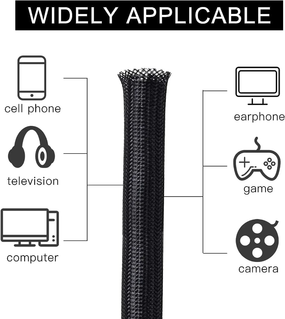 9-15M Plit Pipe Tube Protector - Cable Sleeve Braided review and price