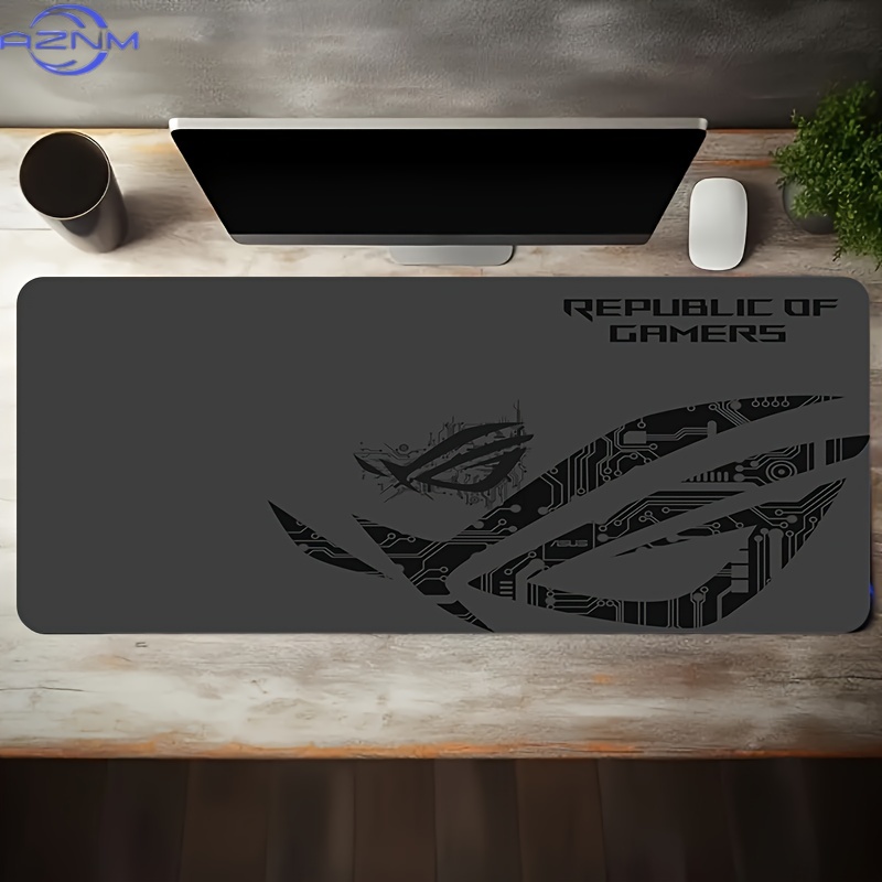 1pc Large Gaming Mouse Pad ROG - Gaming Accessories Pc Setup review and price