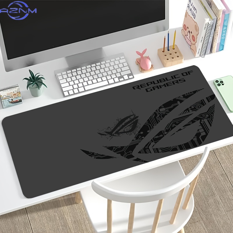 1pc Large Gaming Mouse Pad ROG - Gaming Accessories Pc Setup review and price