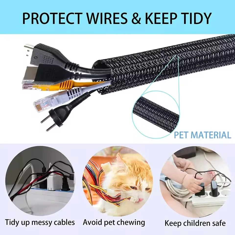 Cable Sleeve Self Closing PET  - Cable Sleeve Braided review and price