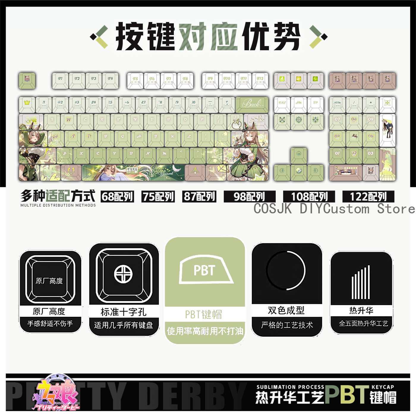 122 Keys Anime Umamusume: Pret - Gaming Accessories Gamestop review and price