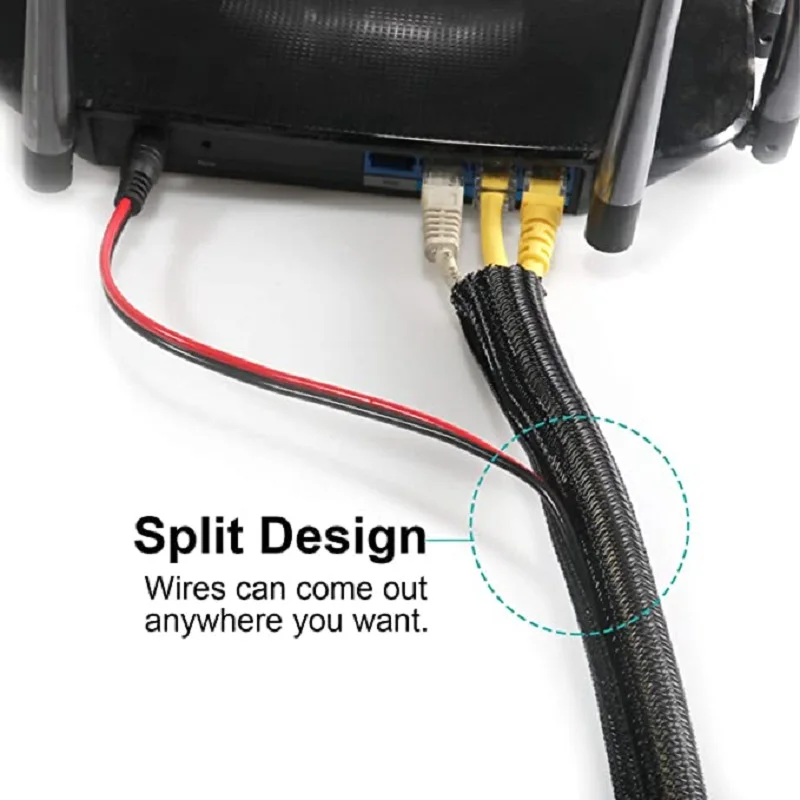 1m 3m 5m braided cable sleeve  - Cable Sleeve Braided review and price