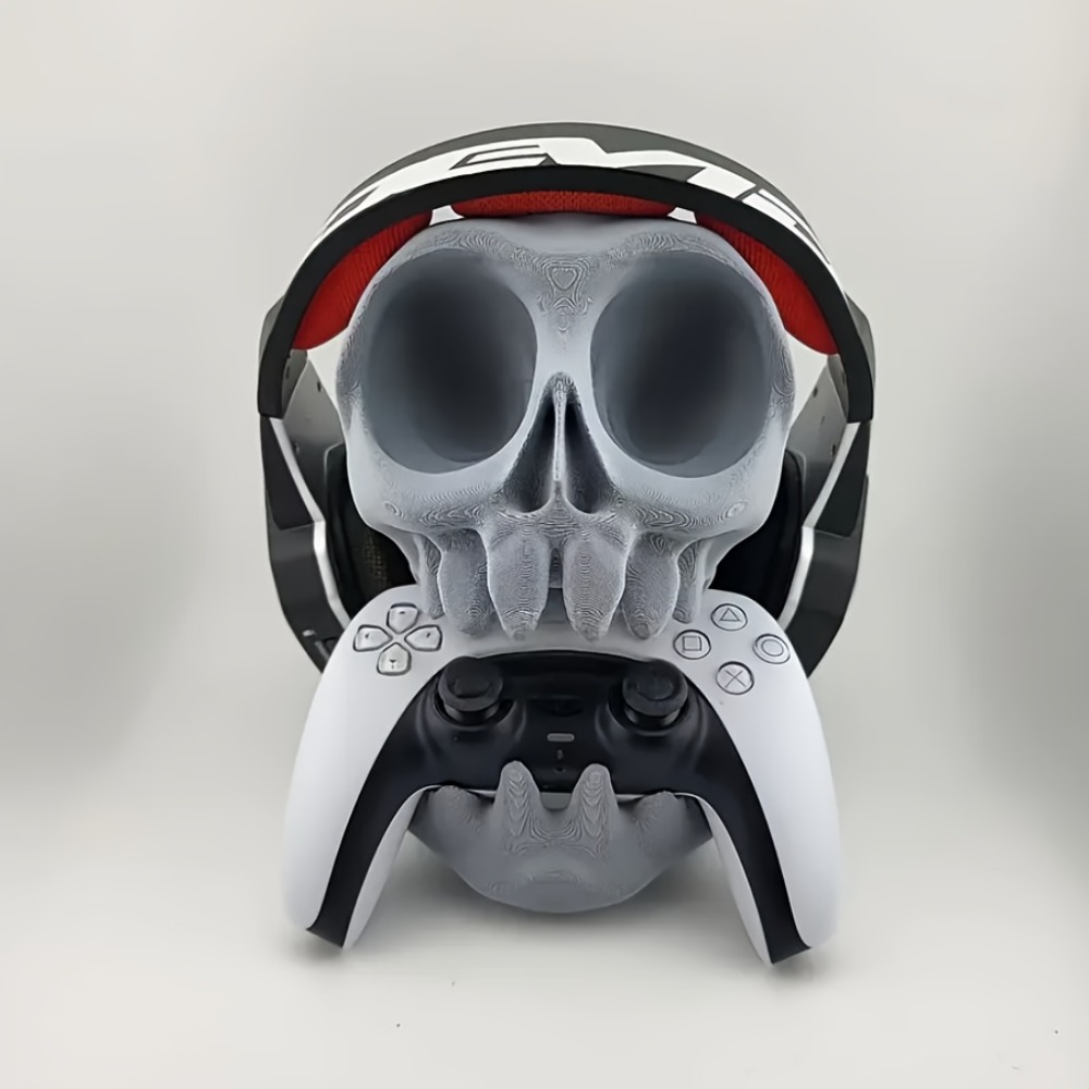 Skull Shaped Controller Stand  - Gaming Accessories For Room review and price
