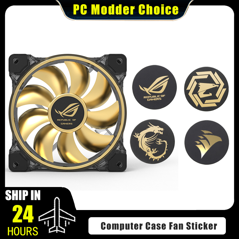 Computer Case Fan Logo Sticker - Gaming Accessories For Room review and price