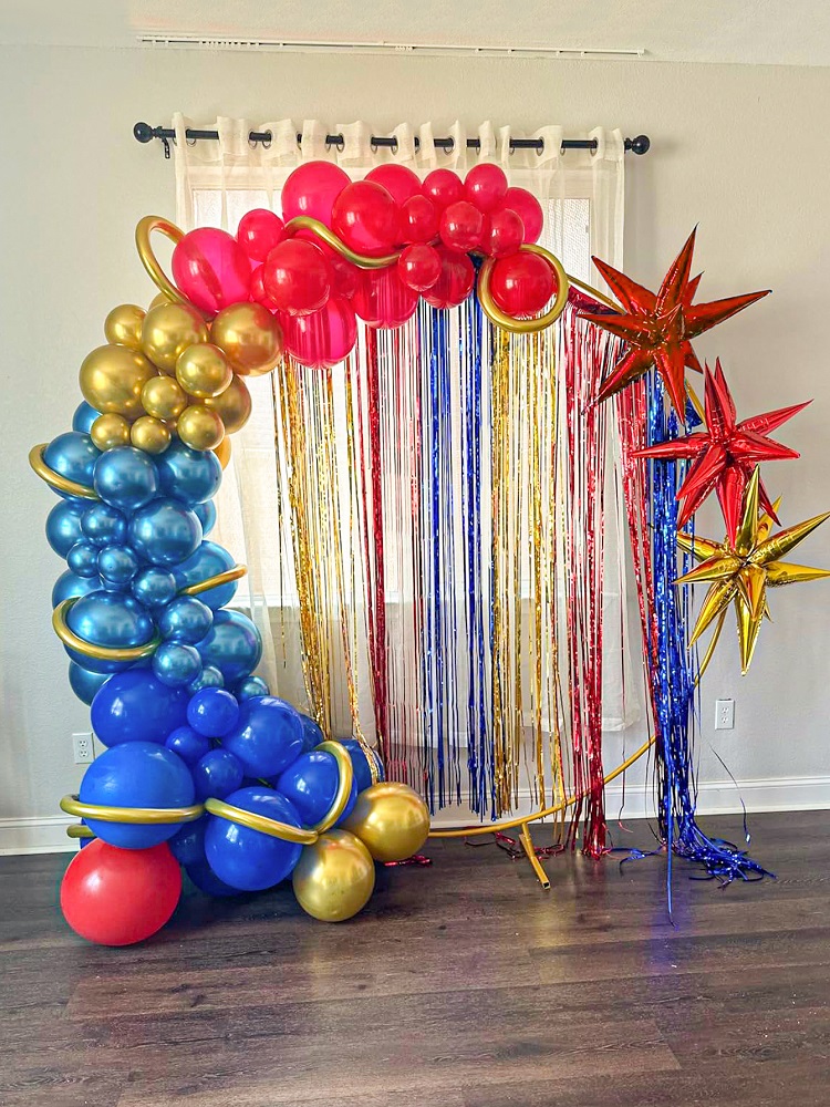 126pcs Kozee Red Blue Gold Bal - Gaming Accessories For Room review and price