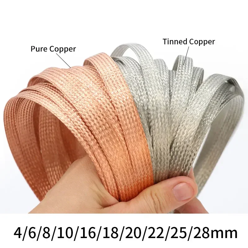 2M/5M Tinned Plating Copper Br - Cable Sleeve Braided review and price
