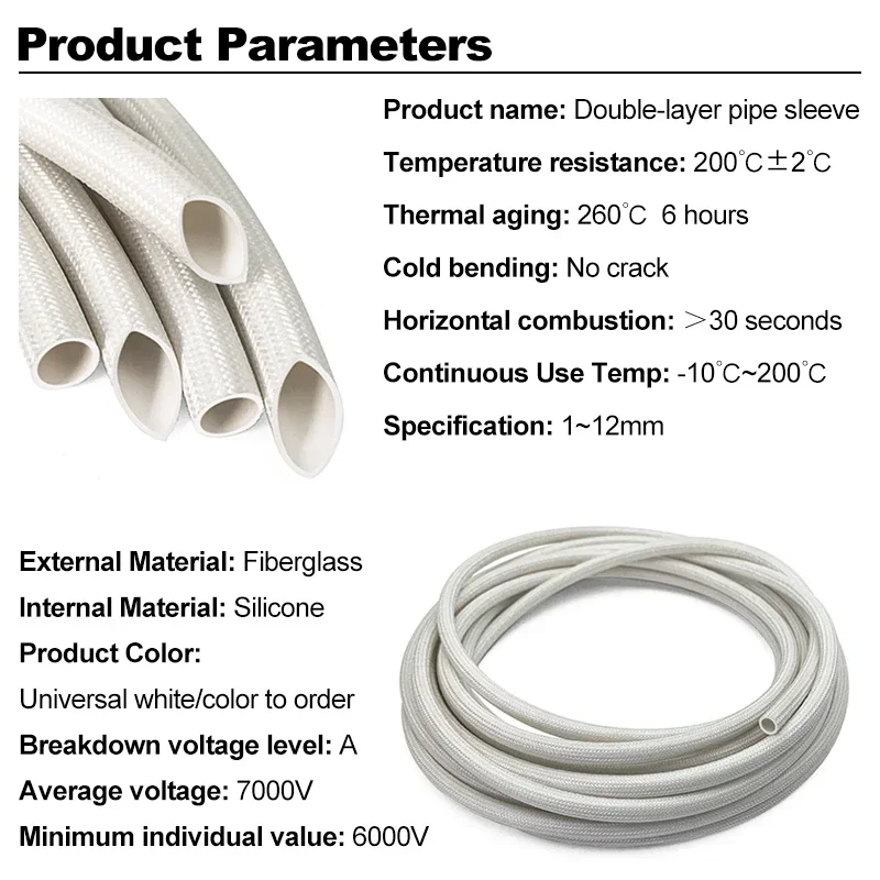 7000V 200 Deg High Temperature - Cable Sleeve Braided review and price
