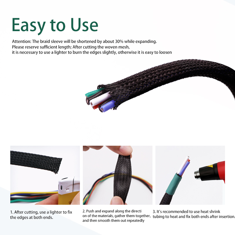 5M/10M PET Expandable Braided  - Cable Sleeve Braided review and price