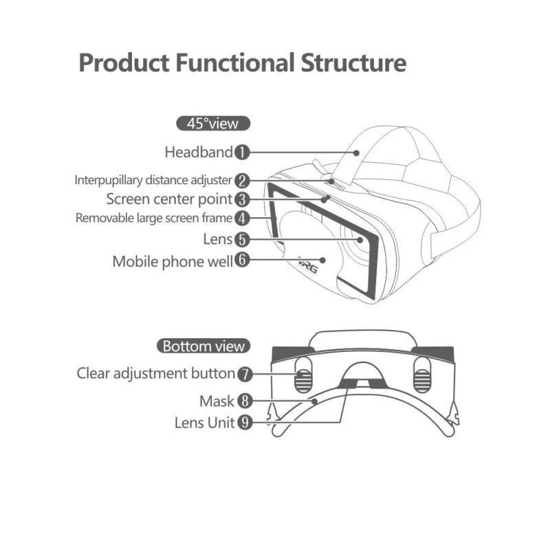 VRG Pro Virtual Reality VR Gla - Gaming Accessories For Phone review and price