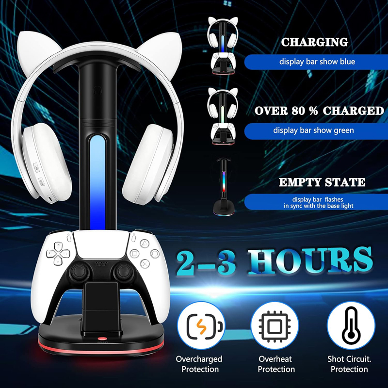 Controller Charging Station W  - Headset Stand Rgb review and price