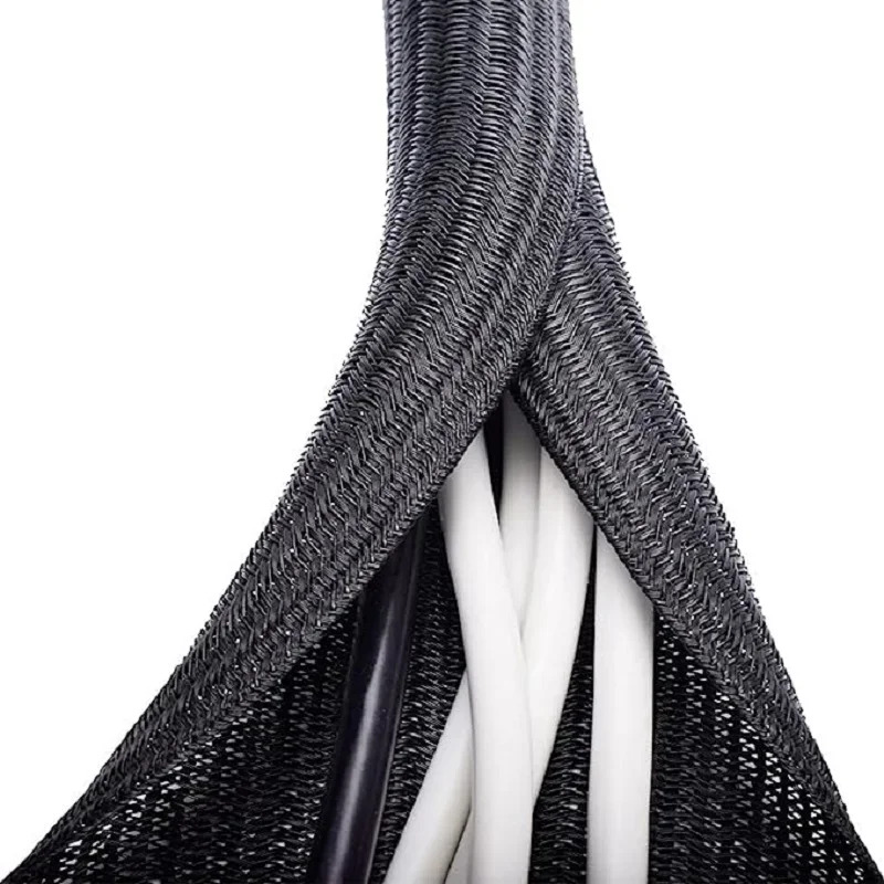 1m 3m 5m braided cable sleeve  - Cable Sleeve Braided review and price