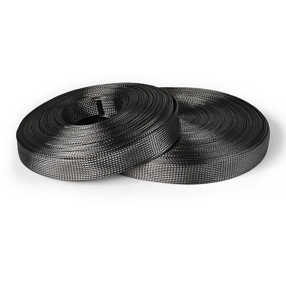 1M Carbon Fiber Cable Sleeve B - Cable Sleeve Braided review and price