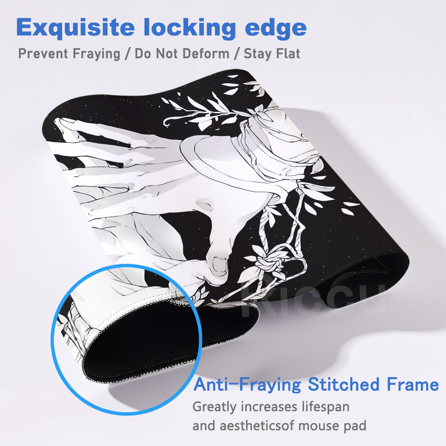 HD Large Black White XXL Gothi - Gaming Accessories Pc Setup review and price