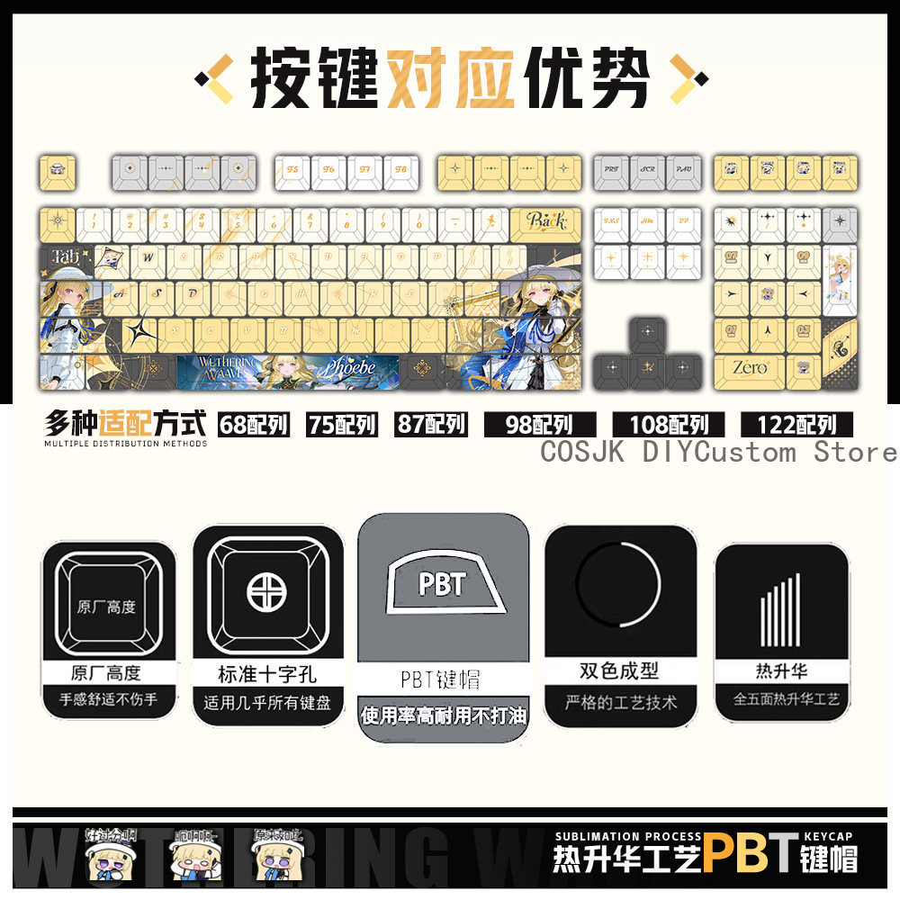 122 Keys Anime Phoebe Wutherin - Gaming Accessories Gamestop review and price