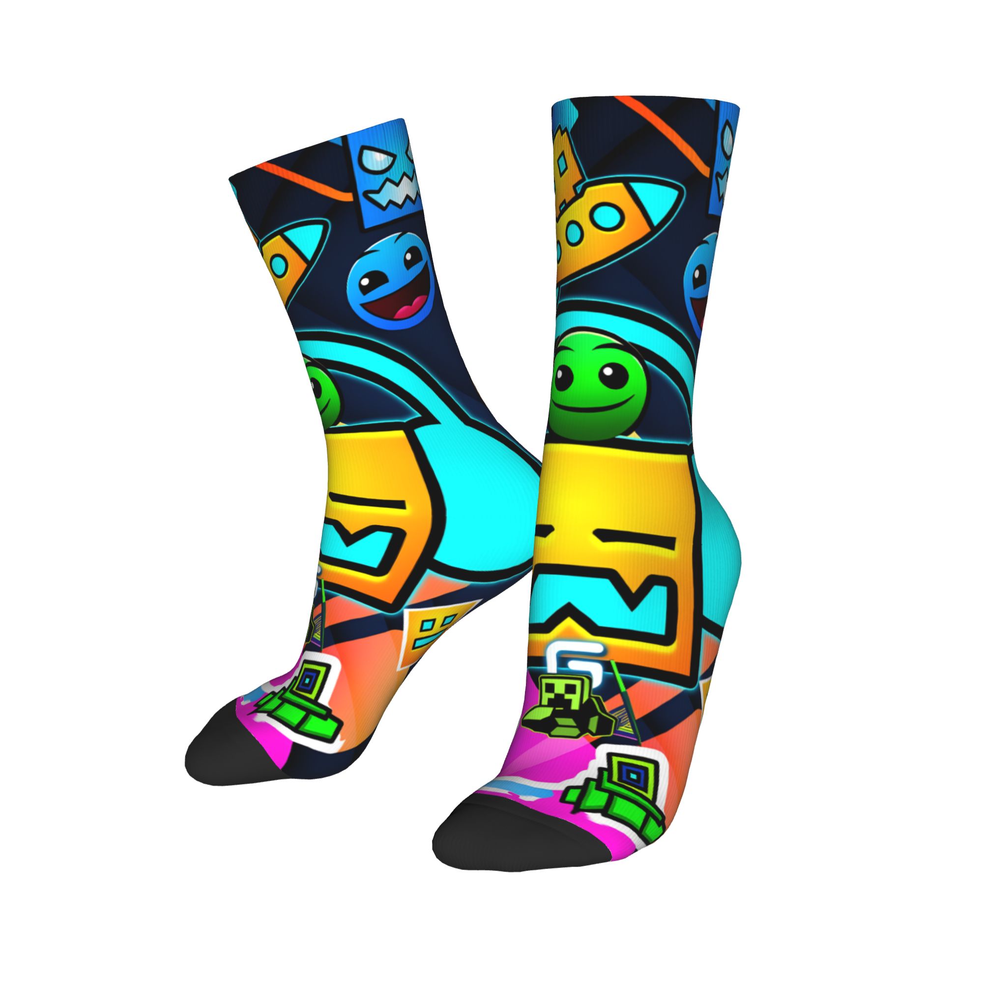 Geometry Gaming Dashed Socks   - Gaming Accessories Men review and price