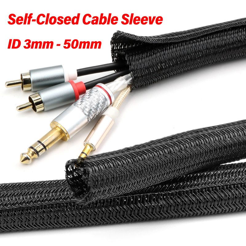 1/3/5m Closed Cable Sleeve 3mm - Cable Sleeve Braided review and price
