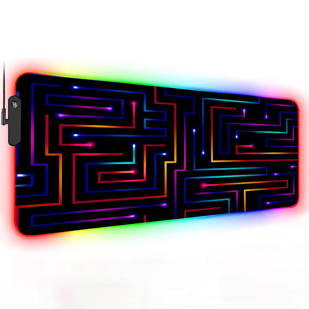 Xxl Mouse Pad 900x400 Neon Cir - Gaming Accessories Pc Setup review and price