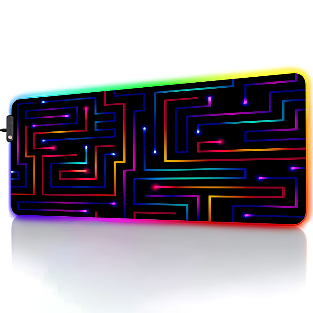 Xxl Mouse Pad 900x400 Neon Cir - Gaming Accessories Pc Setup review and price